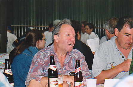 Junod und Toni beim Aperitif ...