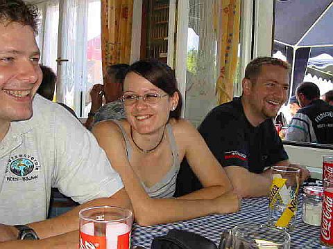 Lachen ist doch so gesund, gell Sandra ...